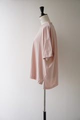 prit（プリット）30/1リサイクルムラ糸天竺　5分袖ワイドTシャツ