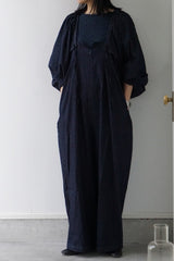 si-si-si comfort(スースースーコンフォート) WIDE OVERALLS BLUE