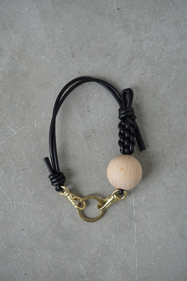 _Fot（フォート）knot　ball-hand strap  black