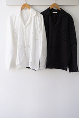 a'nuke(アンヌーク)　Cutwork Opencollar Shirts 在庫はカラーサイズ欄参照