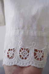 a'nuke(アンヌーク)　Cutwork Opencollar Shirts 在庫はカラーサイズ欄参照