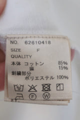 a'nuke(アンヌーク)　Cutwork Opencollar Shirts 在庫はカラーサイズ欄参照