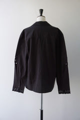 a'nuke(アンヌーク)　Cutwork Opencollar Shirts 在庫はカラーサイズ欄参照