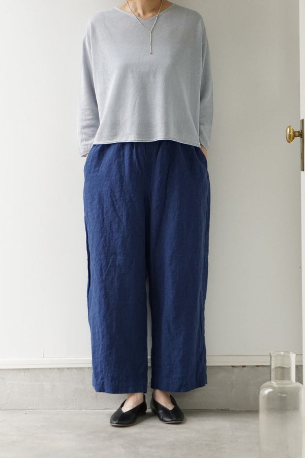 prit（プリット）40/1フレンチリネンキャンバス　パジャマパンツ ハナコン
