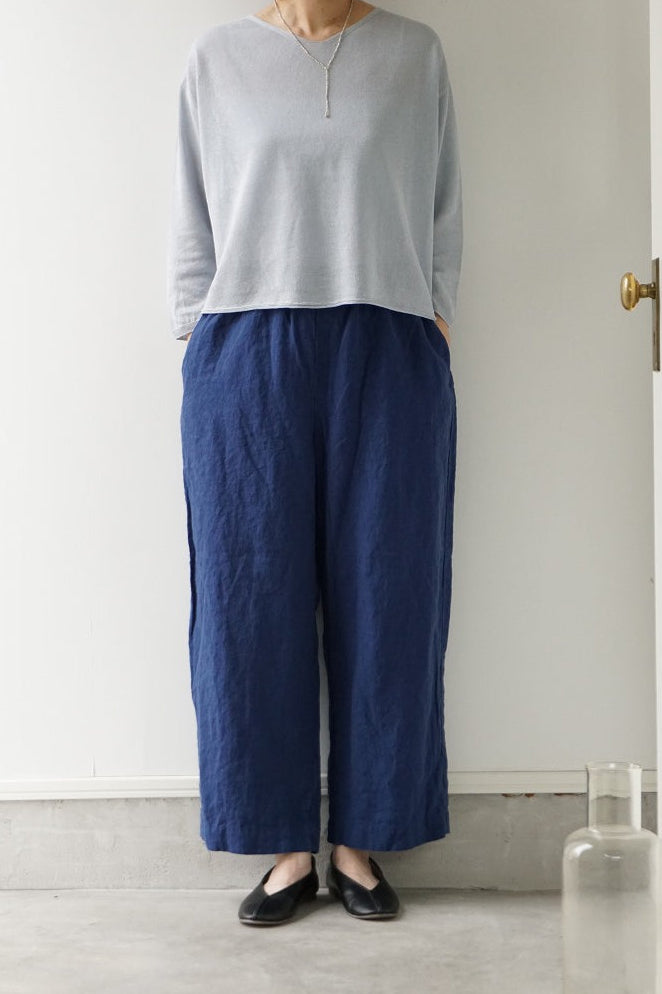 prit（プリット）40/1フレンチリネンキャンバス　パジャマパンツ ハナコン