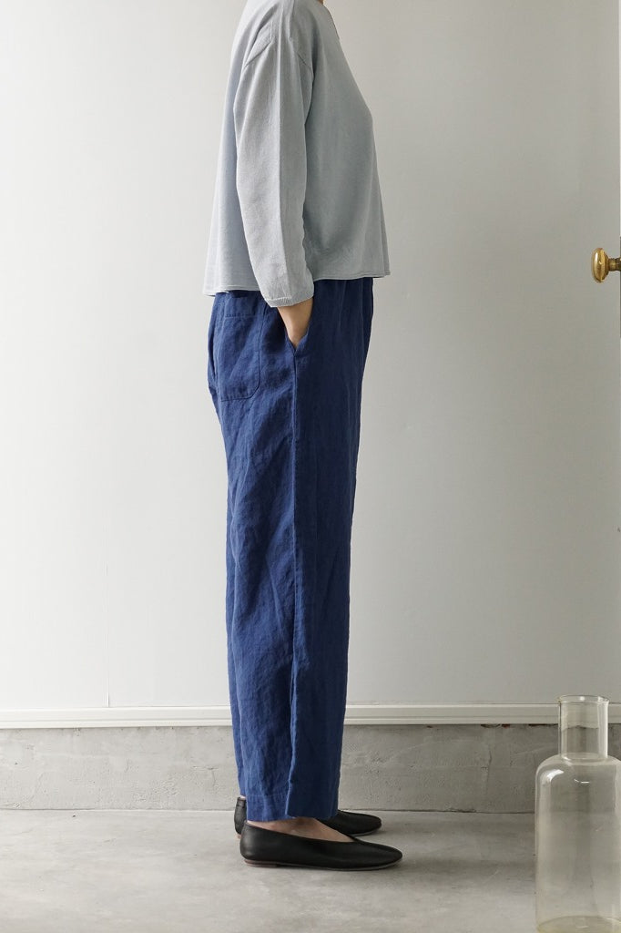prit（プリット）40/1フレンチリネンキャンバス　パジャマパンツ ハナコン