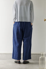 prit（プリット）40/1フレンチリネンキャンバス　パジャマパンツ ハナコン