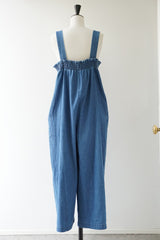 si-si-si comfort(スースースーコンフォート) WIDE OVERALLS BREECH BLUE