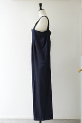 si-si-si comfort(スースースーコンフォート) WIDE OVERALLS BLUE