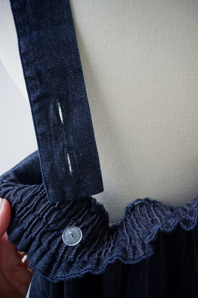 si-si-si comfort(スースースーコンフォート) WIDE OVERALLS BLUE