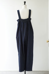 si-si-si comfort(スースースーコンフォート) WIDE OVERALLS BLUE