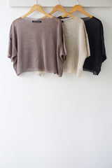 mizuiro-ind(ミズイロインド) クルーネックワイドプルオーバー