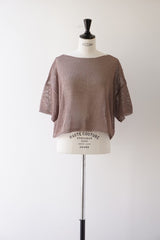 mizuiro-ind(ミズイロインド) クルーネックワイドプルオーバー