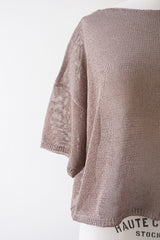 mizuiro-ind(ミズイロインド) クルーネックワイドプルオーバー