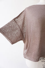 mizuiro-ind(ミズイロインド) クルーネックワイドプルオーバー