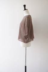 mizuiro-ind(ミズイロインド) クルーネックワイドプルオーバー