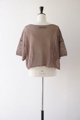 mizuiro-ind(ミズイロインド) クルーネックワイドプルオーバー