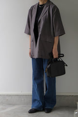 a'nuke(アンヌーク)　Sheer Halfsleeve Jacket 在庫はカラーサイズ欄参照