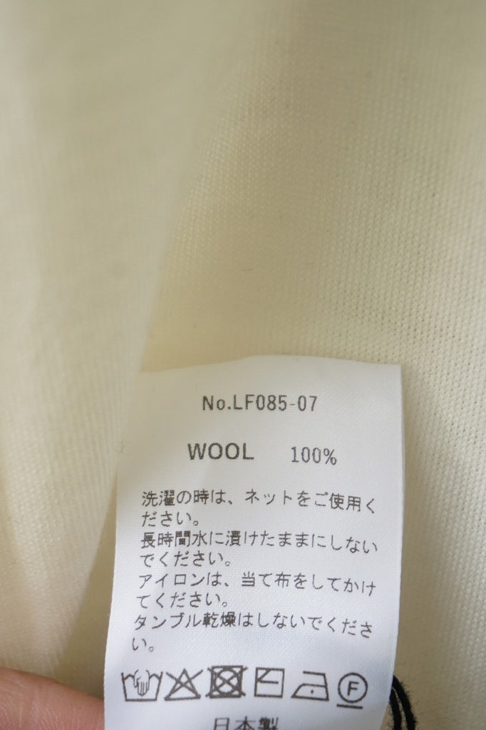 LIFiLL(リフィル) WOOLISH FRENCH SLEEVE TEE　GREYISH NAVY