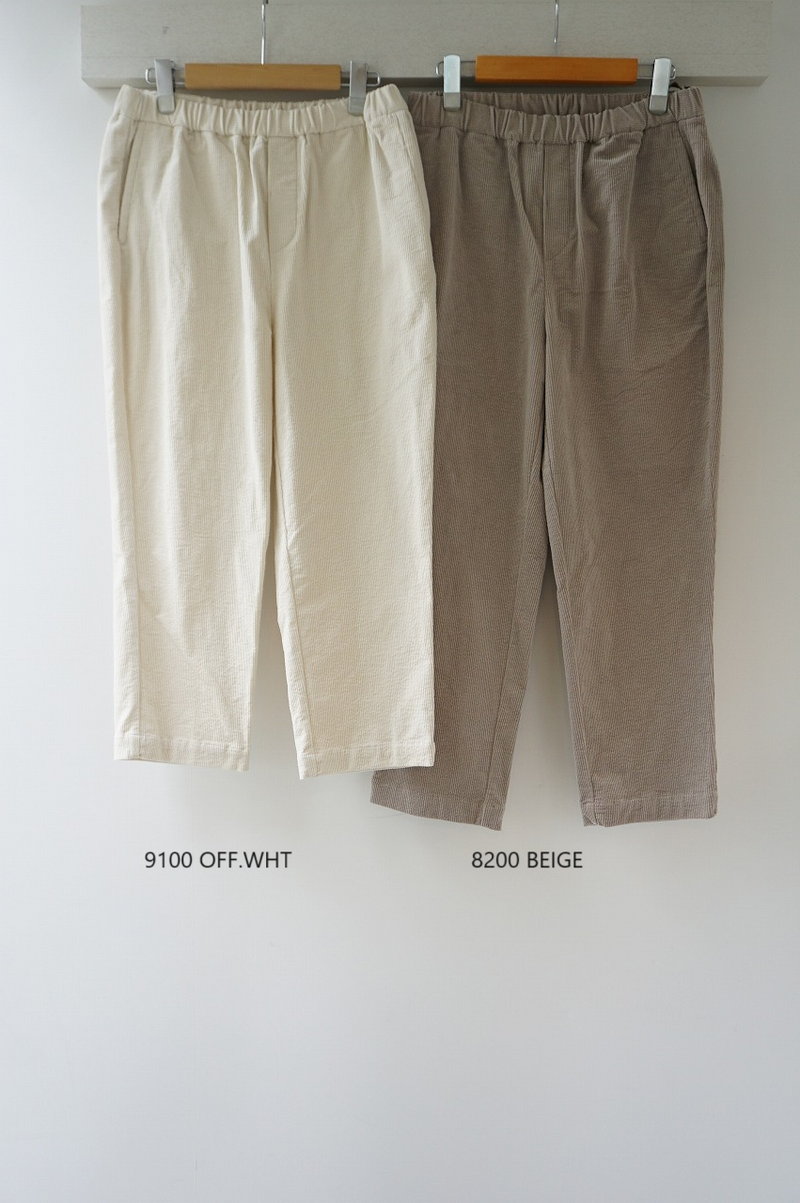 maison de soil(メゾンドソイル)　11WALE CORDUROY EASY YAPERD PANTS