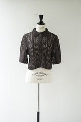 TODAYFUL（トゥデイフル）Lace Knit ShIrts C.GRY　在庫はお問合せください