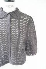 TODAYFUL（トゥデイフル）Lace Knit ShIrts C.GRY　在庫はお問合せください