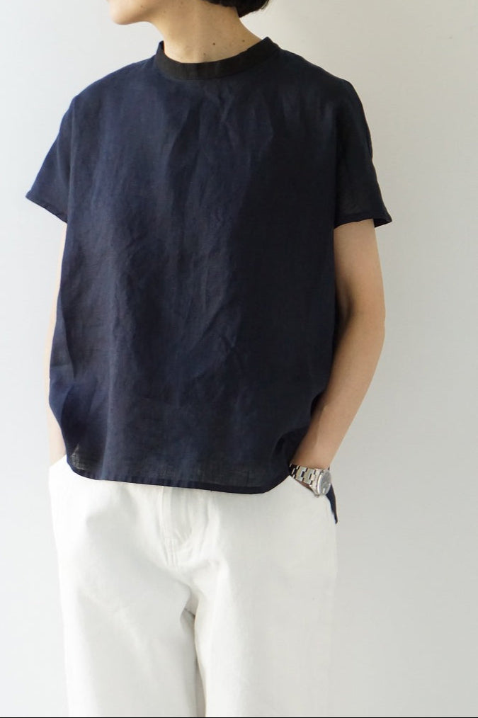 再入荷　fog linen work(フォグリネンワーク)　サイミトップ　ニュイ