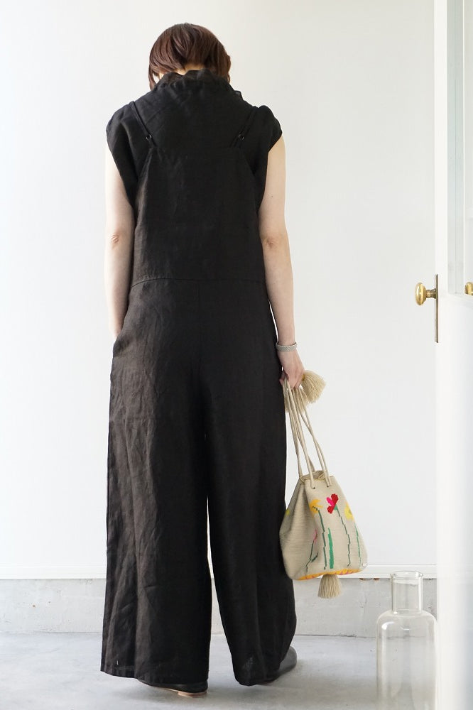fog linen work(フォグリネンワー)マリサロペット  ブラック