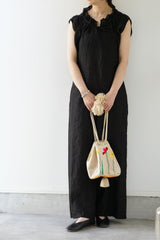fog linen work(フォグリネンワー)マリサロペット  ブラック