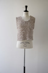 a'nuke(アンヌーク)　Mixyarn Knit Vest 在庫はカラーサイズ欄参照