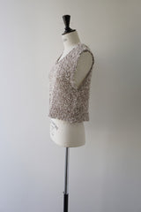 a'nuke(アンヌーク)　Mixyarn Knit Vest 在庫はカラーサイズ欄参照