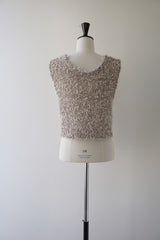 a'nuke(アンヌーク)　Mixyarn Knit Vest 在庫はカラーサイズ欄参照