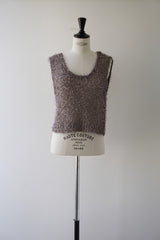 a'nuke(アンヌーク)　Mixyarn Knit Vest 在庫はカラーサイズ欄参照