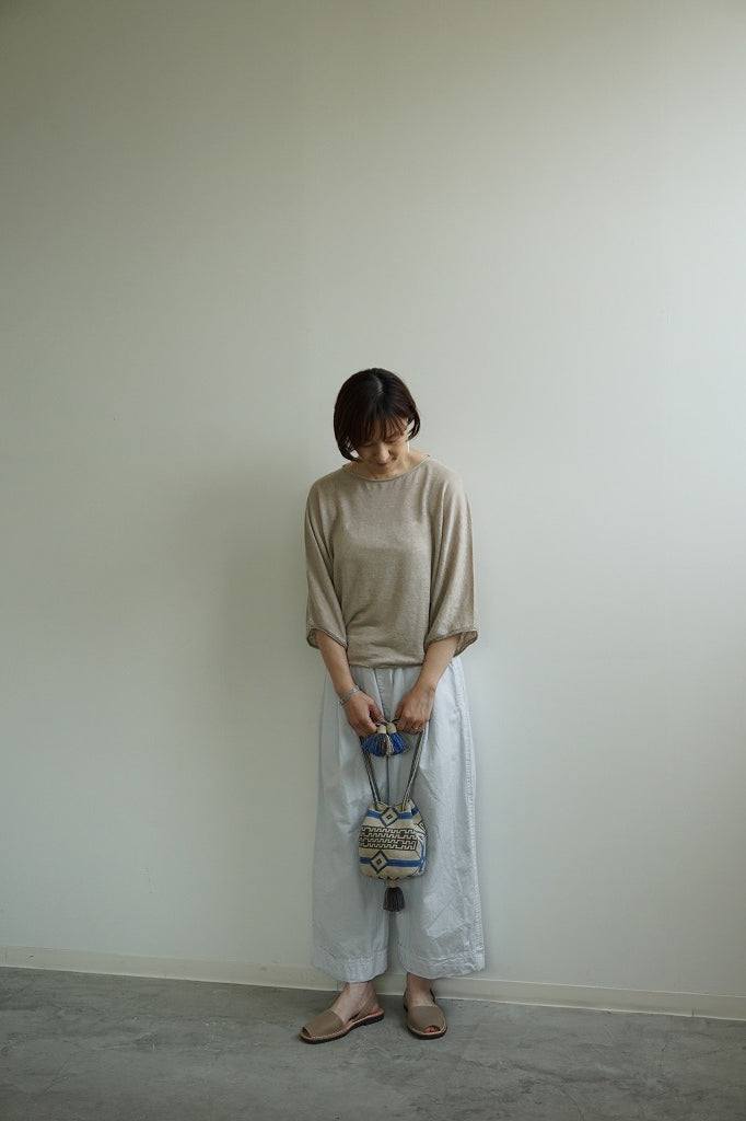 FACTORY(ファクトリー) ベルギーリネンワイドニット 生成