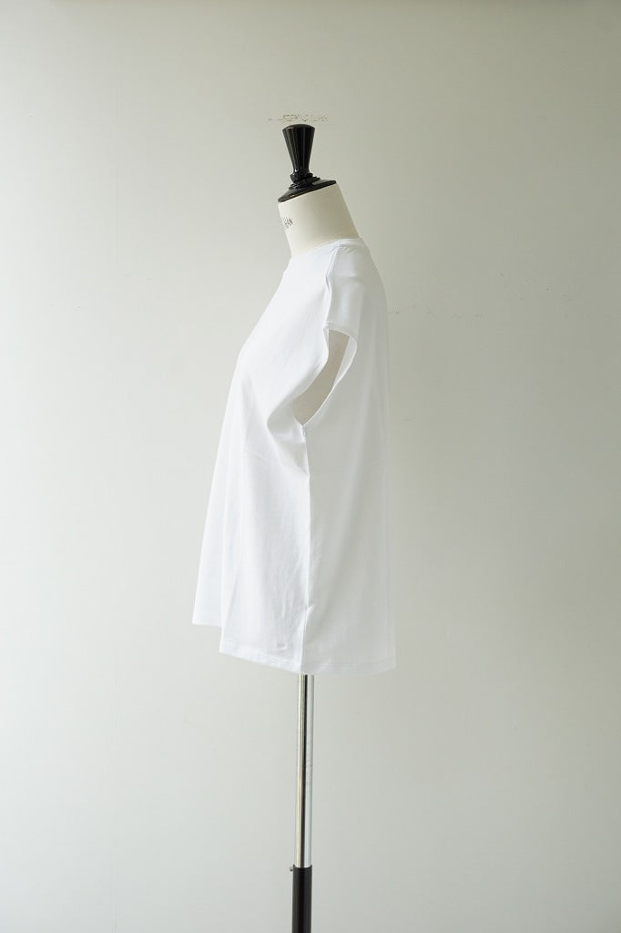 再入荷　LIFiLL(リフィル) COTTONY SLEEVELESS TEE　WHITE