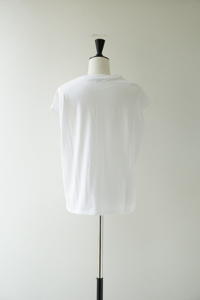 再入荷　LIFiLL(リフィル) COTTONY SLEEVELESS TEE　WHITE