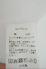 再入荷　LIFiLL(リフィル) COTTONY SLEEVELESS TEE　BLACK