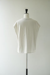 再入荷　LIFiLL(リフィル) COTTONY SLEEVELESS TEE　LIGHT GREY