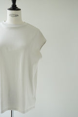 再入荷　LIFiLL(リフィル) COTTONY SLEEVELESS TEE　LIGHT GREY