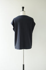 再入荷　LIFiLL(リフィル) COTTONY SLEEVELESS TEE　GREYSH NAVY