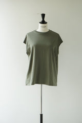 再入荷　LIFiLL(リフィル) COTTONY SLEEVELESS TEE　OLIVE