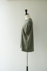 再入荷　LIFiLL(リフィル) COTTONY SLEEVELESS TEE　OLIVE