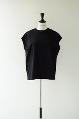 再入荷　LIFiLL(リフィル) COTTONY SLEEVELESS TEE　BLACK