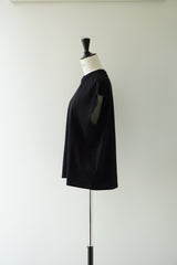 再入荷　LIFiLL(リフィル) COTTONY SLEEVELESS TEE　BLACK