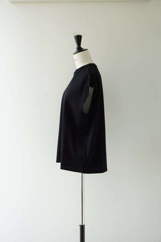 再入荷　LIFiLL(リフィル) COTTONY SLEEVELESS TEE　BLACK