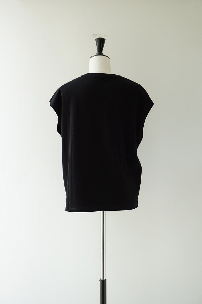 再入荷　LIFiLL(リフィル) COTTONY SLEEVELESS TEE　BLACK