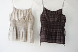 TODAYFUL（トゥデイフル）Check Jacquard Camisole 在庫はカラーサイズ欄参照