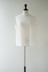 mizuiro-ind(ミズイロインド) hand cut frill N/S プルオーバー　kinari