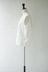 mizuiro-ind(ミズイロインド) hand cut frill N/S プルオーバー　kinari