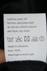 再入荷　fog linen work(フォグリネンワーク)　イリナワンピース　ブラック　　